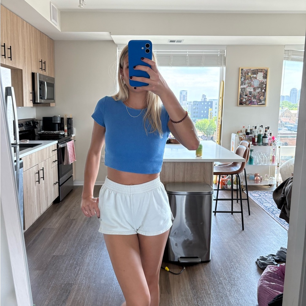 Blue Baby Tee - Princess Polly